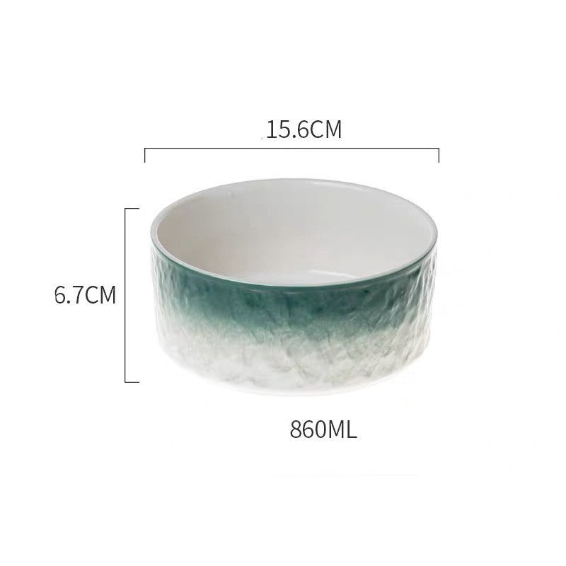 Elegant Ceramic Pet Bowl – Stylish Feeding for Cats & Dogs