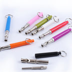 Adjustable Dog Training Flute – Silent Whistle for Recall & Barking Control