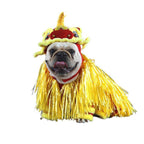 Jizai Little Lion Pet Costume | Chinese Style Lion Dance Outfit for Dogs and Cats