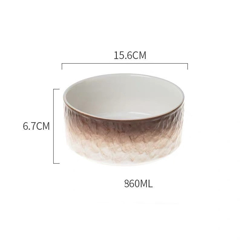 Elegant Ceramic Pet Bowl – Stylish Feeding for Cats & Dogs