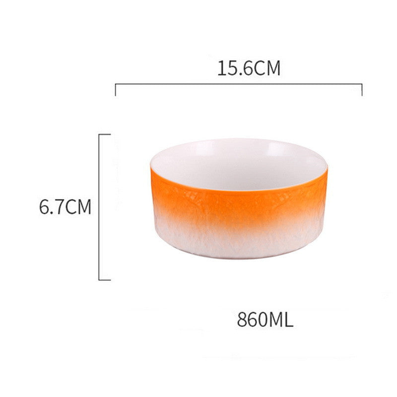 Elegant Ceramic Pet Bowl – Stylish Feeding for Cats & Dogs