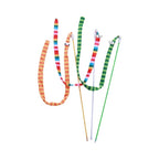 Interactive Plush Cat Wand Toy – Colorful Teaser Stick for Cats & Kittens – Engaging Playtime with Cute Shapes & Vibrant Colors