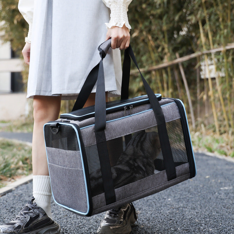 Universal Pet Bag for Dogs and Cats | Portable Travel Carrier | Waterproof Oxford Cloth | Breathable Mesh Design