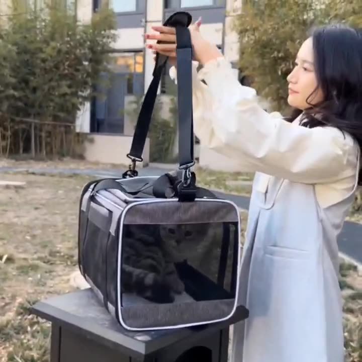 Universal Pet Bag for Dogs and Cats | Portable Travel Carrier | Waterproof Oxford Cloth | Breathable Mesh Design