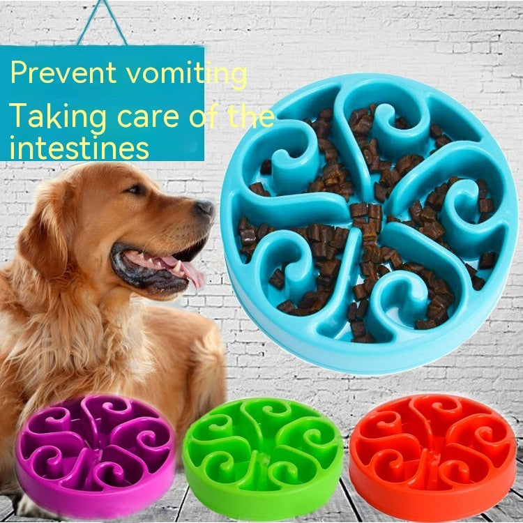 Pet Anti-Choke Slow Feeder Dog Bowl | Maze Design for Healthy Eating