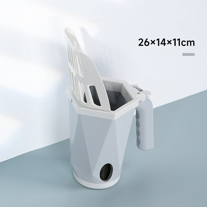 Self-Cleaning Cat Litter Scoop – Hygienic, One-Handed Operation for Easy Waste Removal