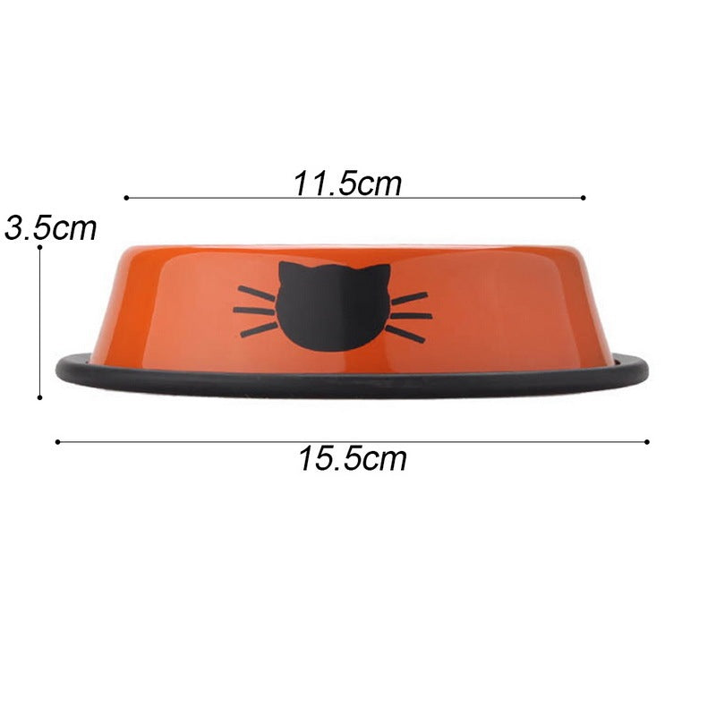 Classic Stainless Steel Pet Bowl – Durable, Odor-Free & Healthy