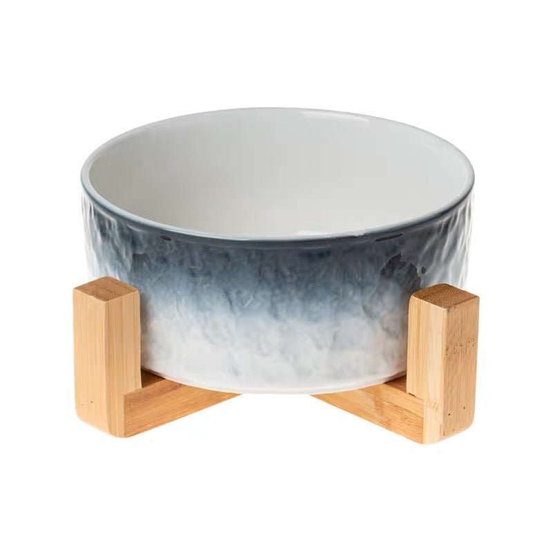 Elegant Ceramic Pet Bowl – Stylish Feeding for Cats & Dogs