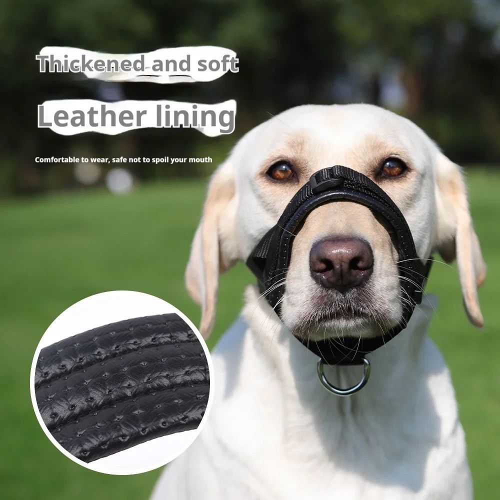 Soft Foam Anti-Bite Dog Muzzle – Adjustable, Comfortable Control