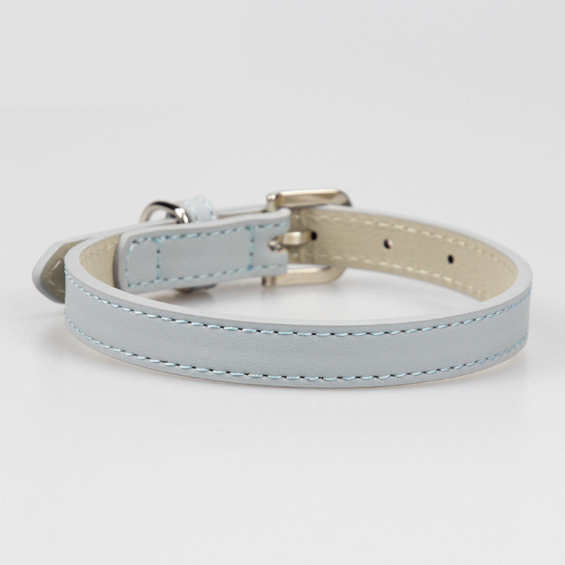 Leather Teddy Collar for Small & Medium Dogs – Soft, Stylish, Secure