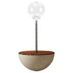 Auto-Balancing Cat Food Toy – Interactive Spring Toy with Feather & Ball