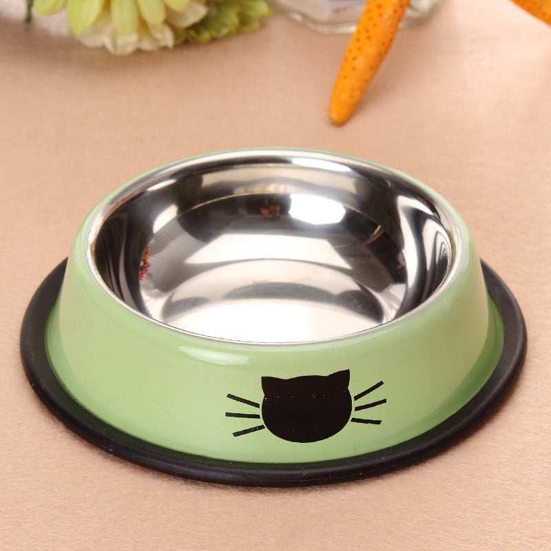Classic Stainless Steel Pet Bowl – Durable, Odor-Free & Healthy