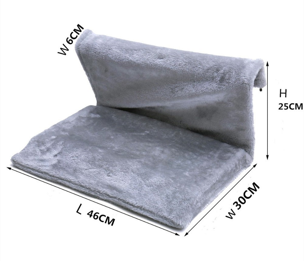 Elevated Cat Hammock Bed – Breathable Mesh, Removable Cover, Sturdy Frame