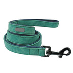 Pull-Resistant Leather Dog Leash – Tough & Stylish Control