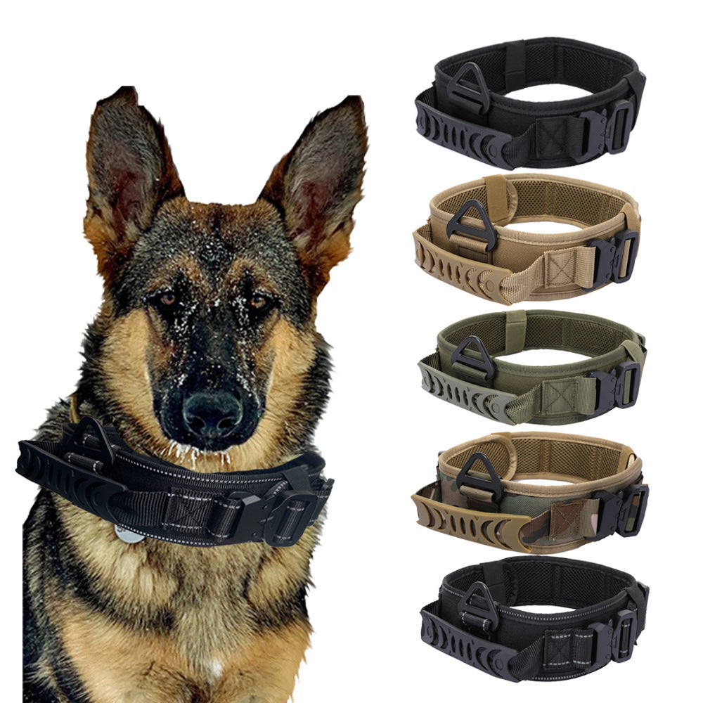 Quick-Release Metal Buckle Collar – Easy & Secure Walks