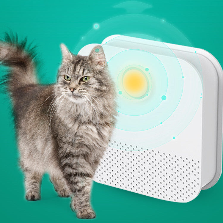 USB Rechargeable Pet Odor Purifier – Compact Cat Litter Box Deodorizer
