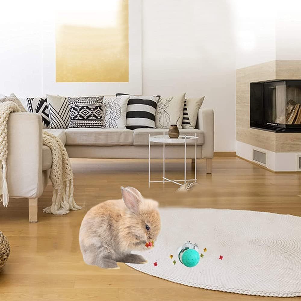 Interactive Treat Dispensing Toy – Dual Ball Design for Cats & Dogs, Adjustable Difficulty,
