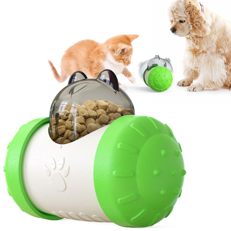 Interactive Treat Dispensing Toy – Dual Ball Design for Cats & Dogs, Adjustable Difficulty,