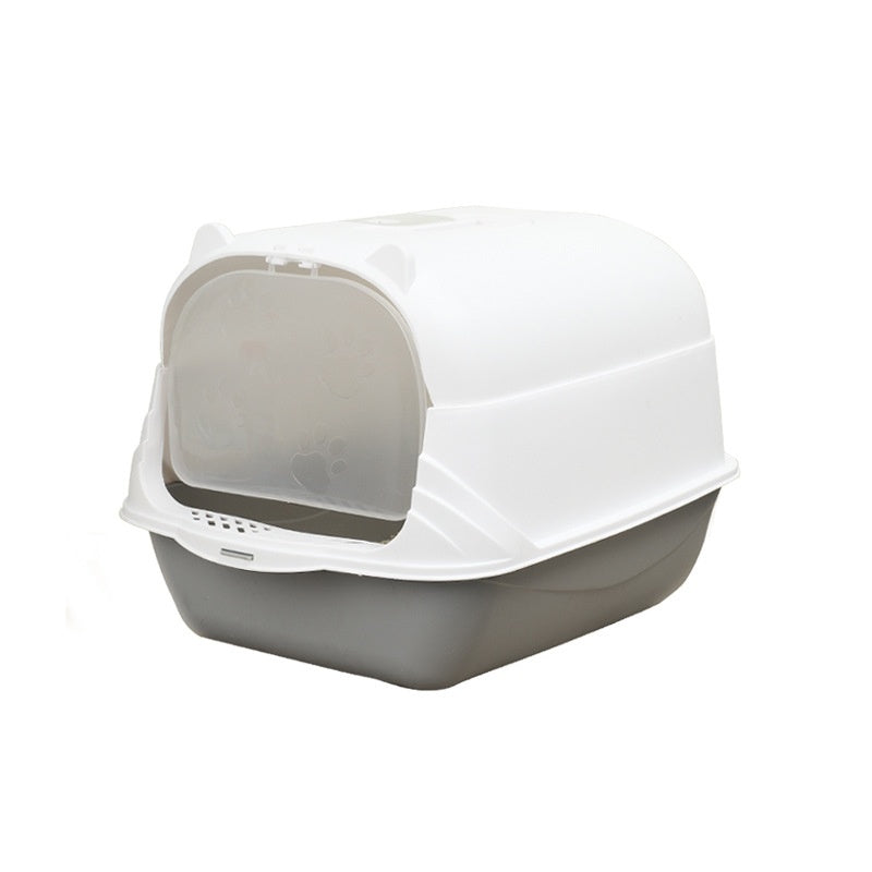 Oversized Enclosed Cat Litter Box – Spacious, High-Sided, Odor-Controlled