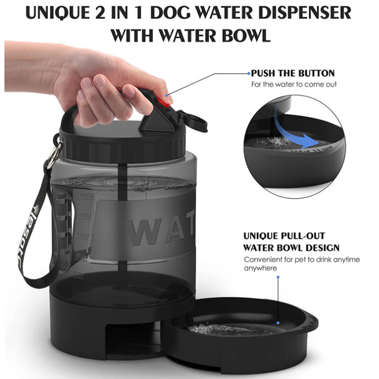 2.2 L Mega Dog Kettle — Big Capacity Outdoor Sports Water Bottle