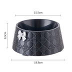 Bowknot Diamond Pet Feeding Bowl – Sweet & Stylish Feeder for Puppies & Cat