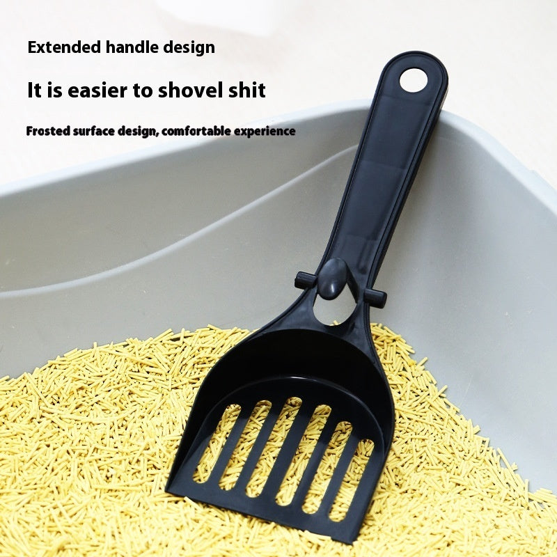 Mesh Cat Litter Scoop with Lengthened Handle – Stainless Steel, Non-Stick, Ergonomic Design