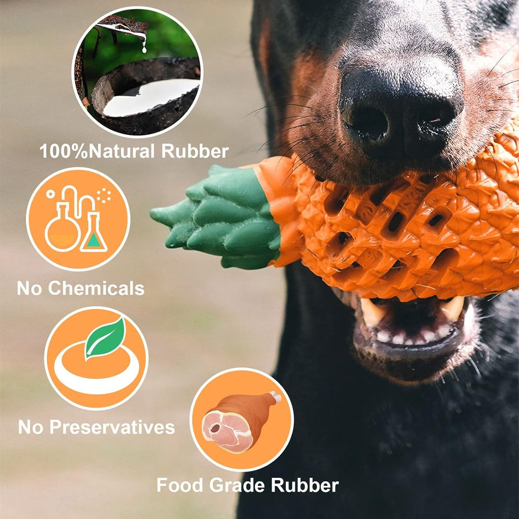 Pineapple Indestructible Chew Toy – Built for Tough Chewers