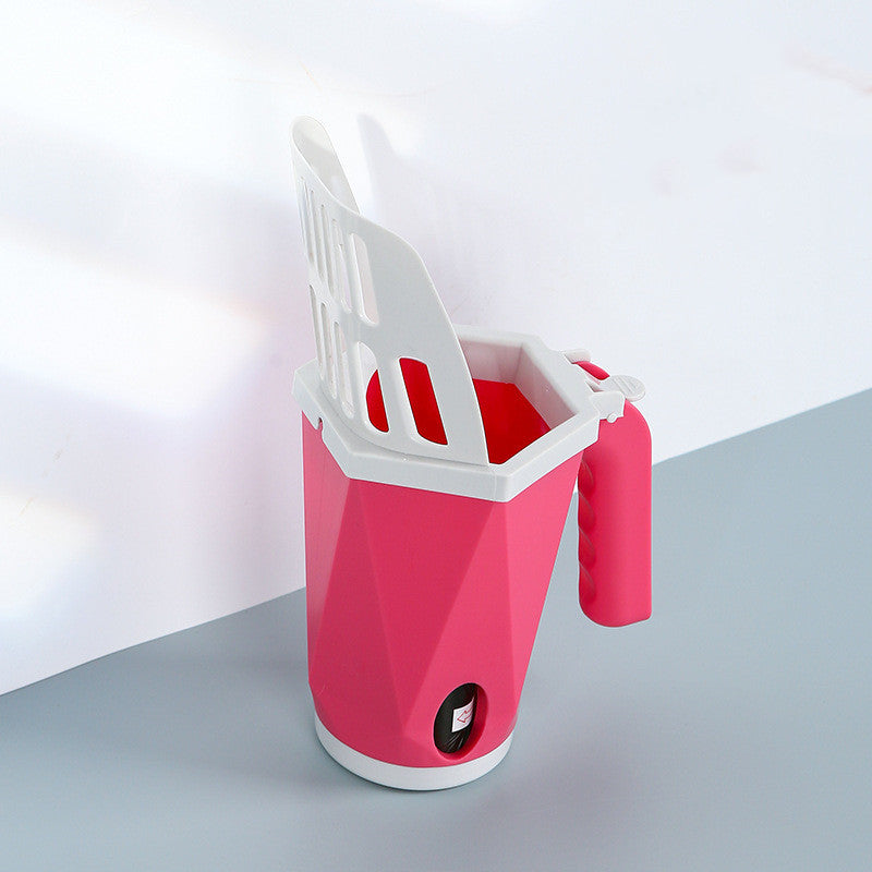 Self-Cleaning Cat Litter Scoop – Hygienic, One-Handed Operation for Easy Waste Removal