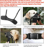 Mesh Front-Opening Dog Muzzle – Comfortable Anti-Bite & Pant-Friendly Design