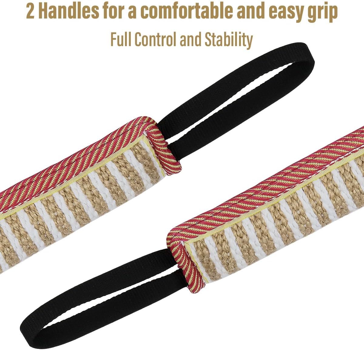 Jute Bite Tug Toy – Interactive Tug-of-War Fun for Small & Medium Dogs