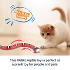 Smart Sensing Interactive Cat Snake Toy – USB Rechargeable, Realistic Movement
