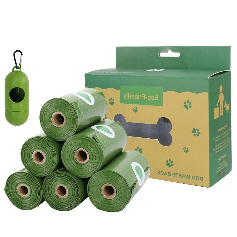 Fragrance Degradable Pet Garbage Bags with Dispenser | Eco-Friendly Poop Bags for Dogs and Cats