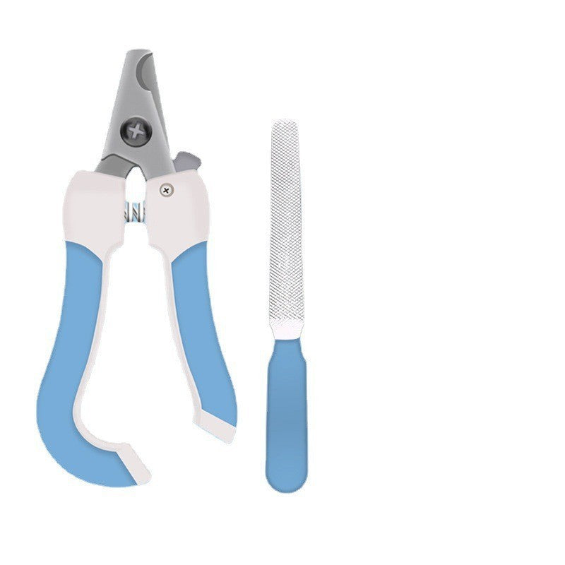 Ergonomic Cat Nail Clippers for Indoor Cats – Stainless Steel Trimmer for Cats, Kittens, Rabbits, and Small Pets – Non-Slip Grip, Safe & Quiet Grooming Tool