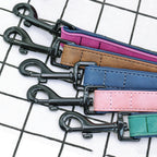 Pull-Resistant Leather Dog Leash – Tough & Stylish Control