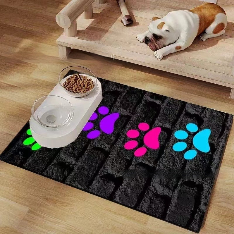 Quick-Dry Diatom Floor Mat – Spill-Proof & Waterproof Pet Placemat