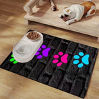 Quick-Dry Diatom Floor Mat – Spill-Proof & Waterproof Pet Placemat