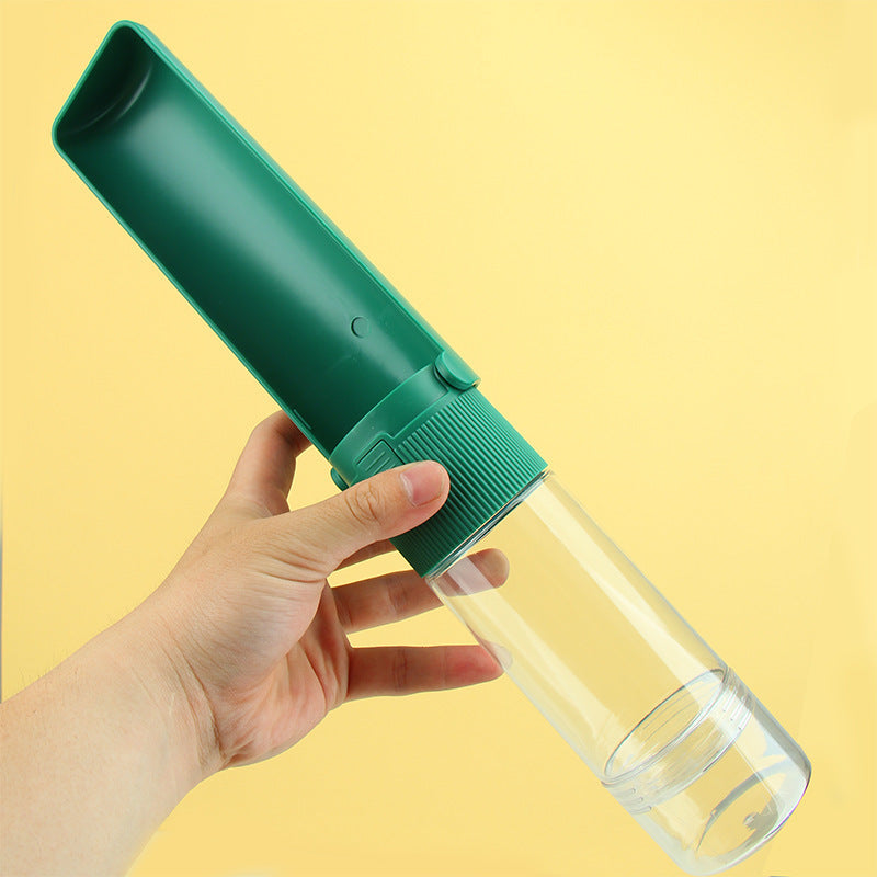 Portable Pet Water Bottle with Drinking Cup – Travel Hydration for Dogs & Cats