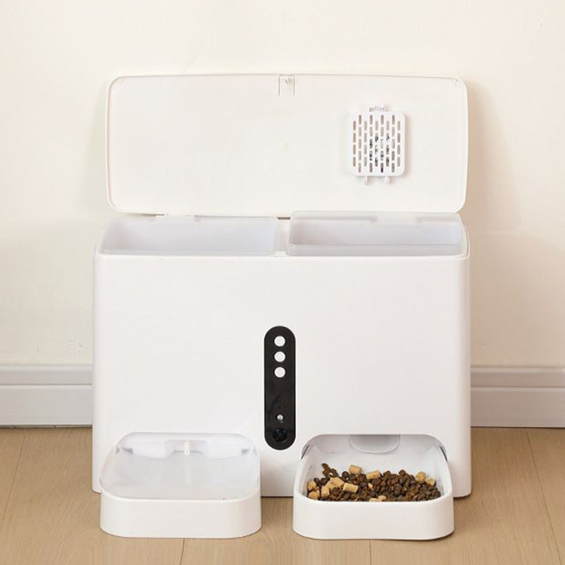 Smart Combo Feeder-Drinker All-In-One – Feed & Hydrate on Schedule