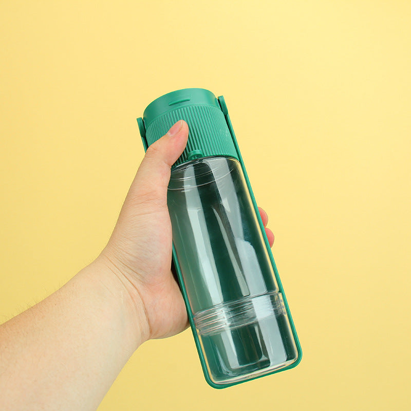 Portable Pet Water Bottle with Drinking Cup – Travel Hydration for Dogs & Cats
