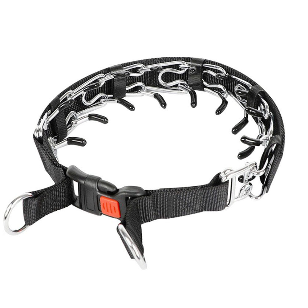 Heavy-Duty Spike Training Chain Collar — Strong Control & Bold Style