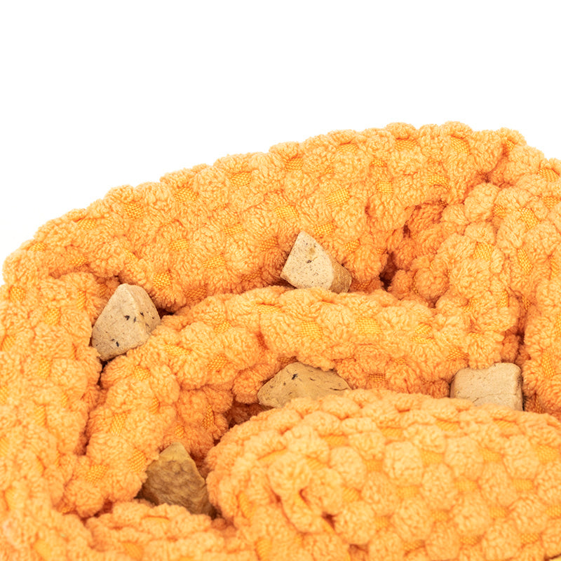 Interactive Snail Snuffle Toy for Dogs | Squeaky, Treat-Dispensing Plush Puzzle for Mental Stimulation