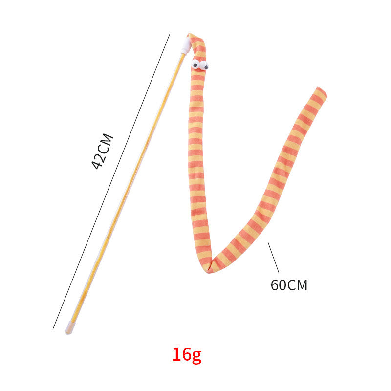 Interactive Plush Cat Wand Toy – Colorful Teaser Stick for Cats & Kittens – Engaging Playtime with Cute Shapes & Vibrant Colors