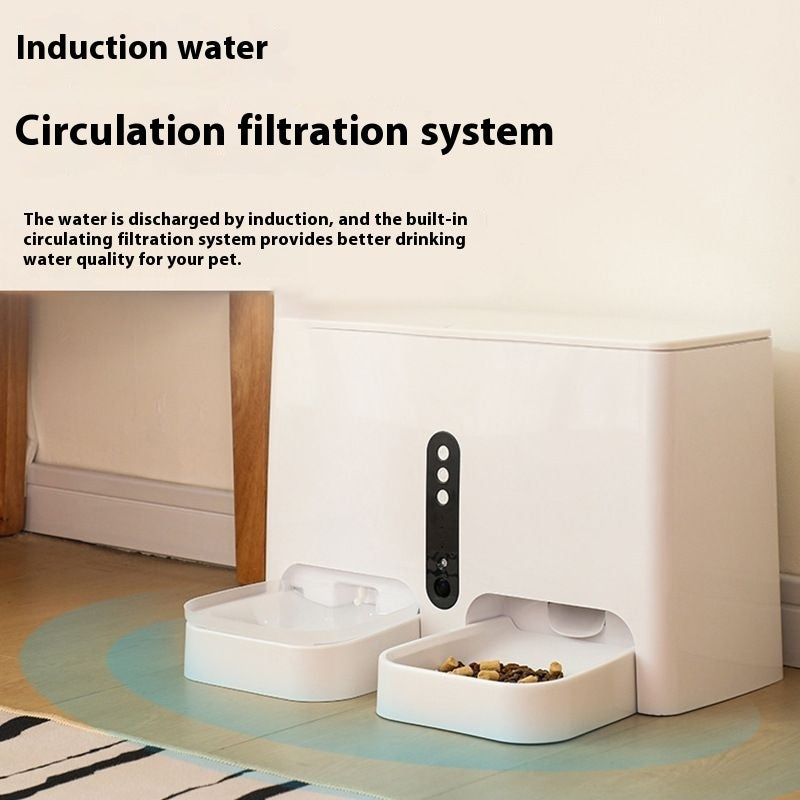 Smart Combo Feeder-Drinker All-In-One – Feed & Hydrate on Schedule