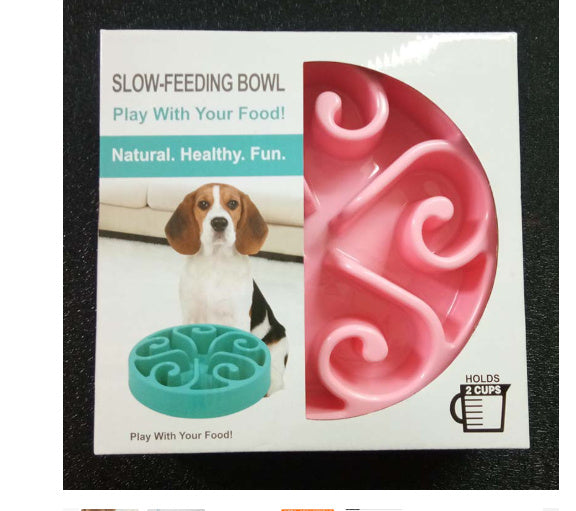 Pet Anti-Choke Slow Feeder Dog Bowl | Maze Design for Healthy Eating