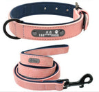 Traction Rope Lettered Dog Collar with Anti-Lost Tag – Stylish & Secure