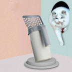 Removable Plastic Integrated Cat Litter Scoop Set – Ergonomic Handle, Easy Clean