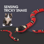 Smart Sensing Interactive Cat Snake Toy – USB Rechargeable, Realistic Movement