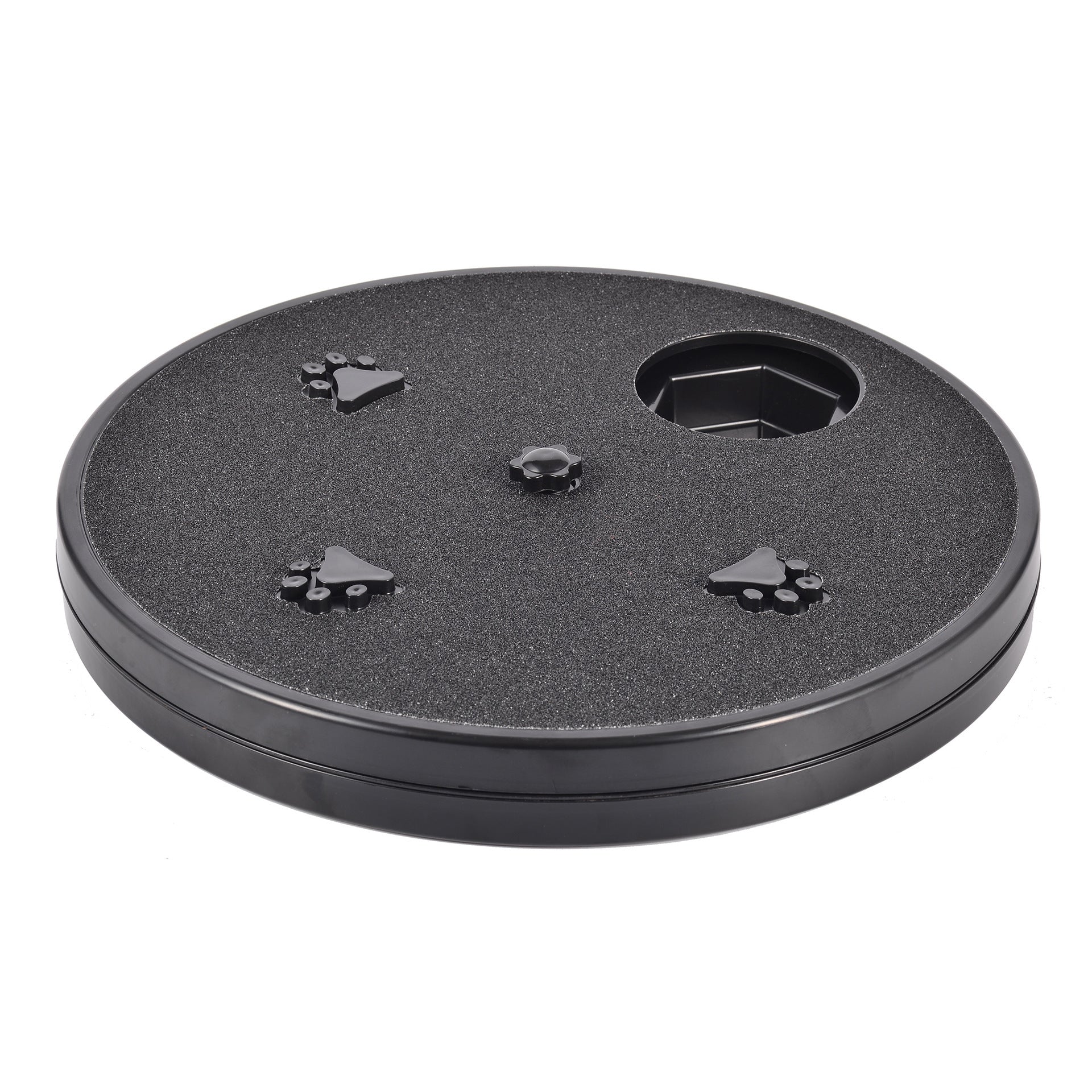 Dog Nail Scraper Slow Food Toy | Rotatable Sandpaper Nail File Board with Suction Cup | Interactive Pet Scratching Board