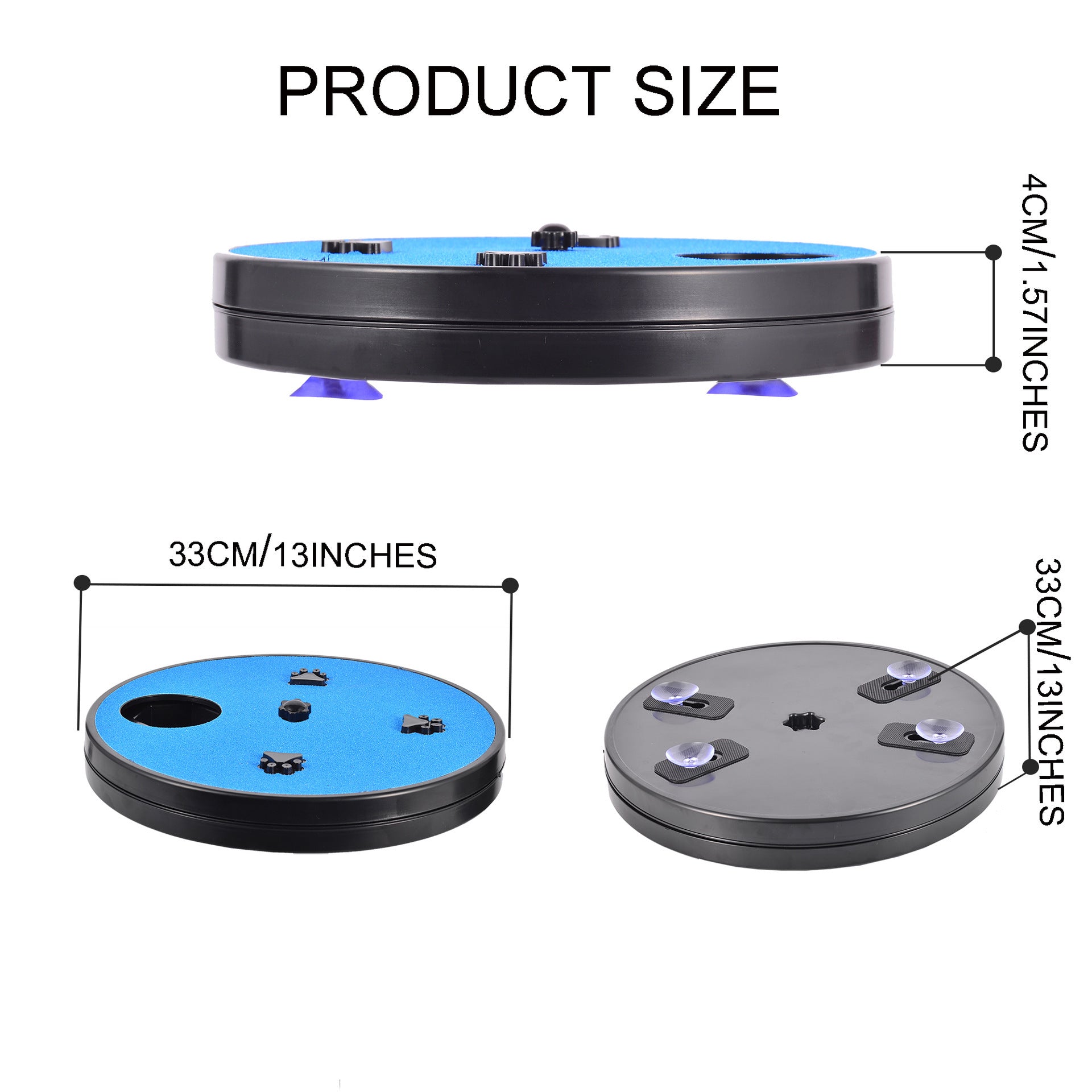 Dog Nail Scraper Slow Food Toy | Rotatable Sandpaper Nail File Board with Suction Cup | Interactive Pet Scratching Board