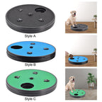 Dog Nail Scraper Slow Food Toy | Rotatable Sandpaper Nail File Board with Suction Cup | Interactive Pet Scratching Board